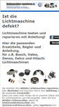 Mobile Screenshot of lichtmaschine-reparieren.de